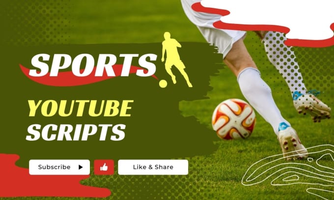 Gig Preview - Write video scripts of youtube sports channel