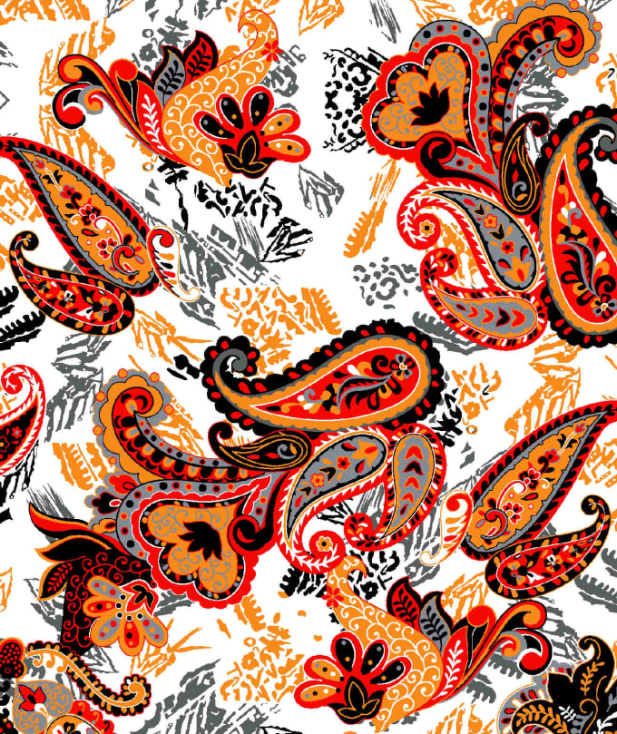 Gig Preview - Create today print paisley and texture pattern vector file