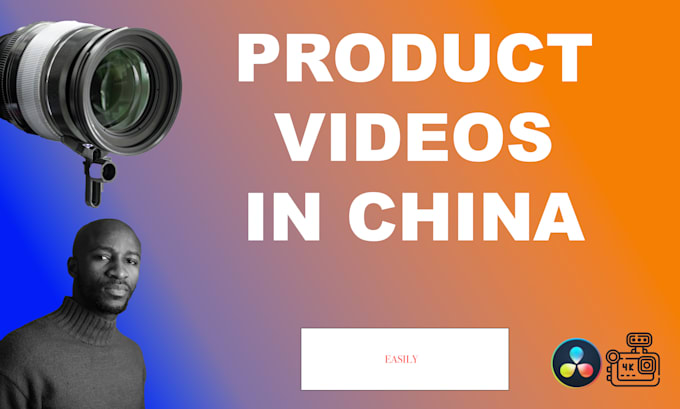 Gig Preview - Take product video of your products in china