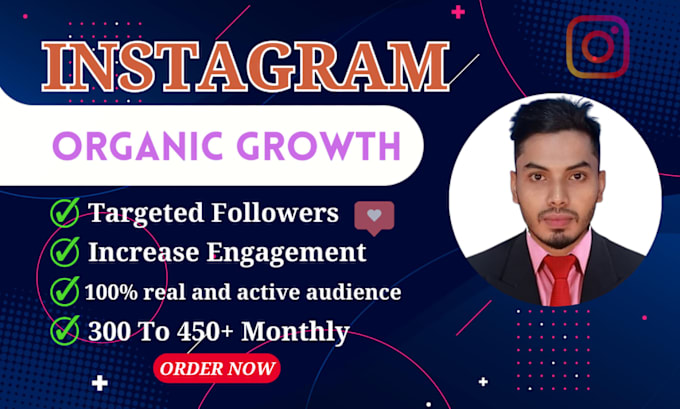 Gig Preview - Promote instagram organic growth manually