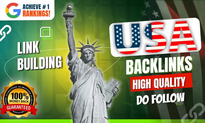 Gig Preview - Do google top ranking with dofollow USA backlinks