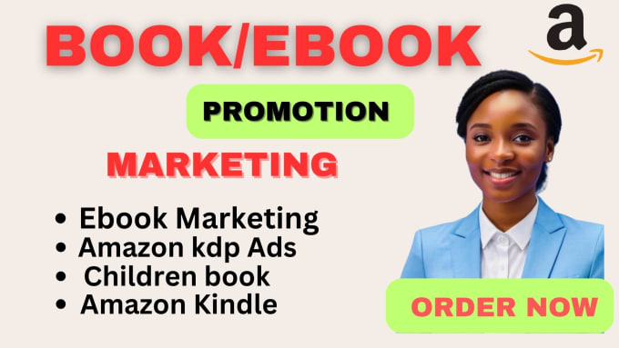 Gig Preview - Do ebook marketing, amazon book, children book, wattpad, kdp, book promotion