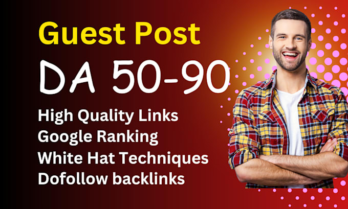 Bestseller - do SEO backlinks, high da, dofollow guest post to boost google ranking