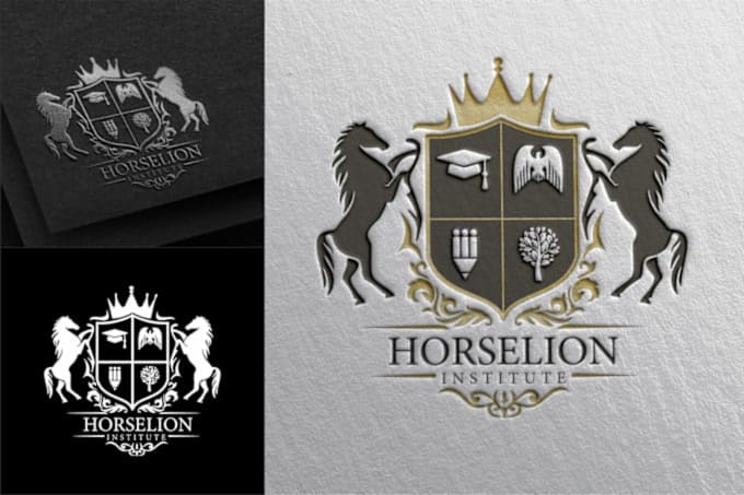 Gig Preview - Do heraldic family crest, coat of arms, crest, and emblem logo design