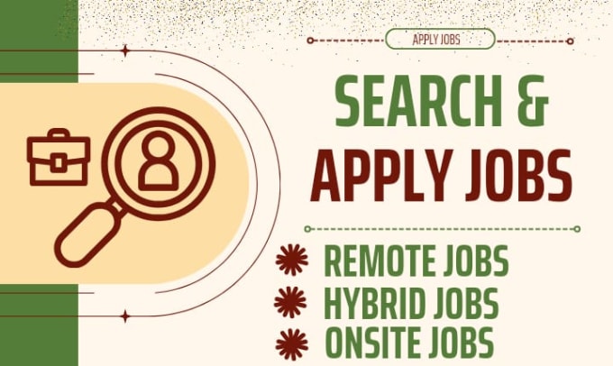 Gig Preview - Search and apply 100 jobs on your behalf