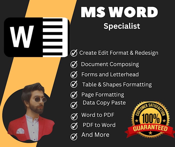 Gig Preview - Provide professional word services