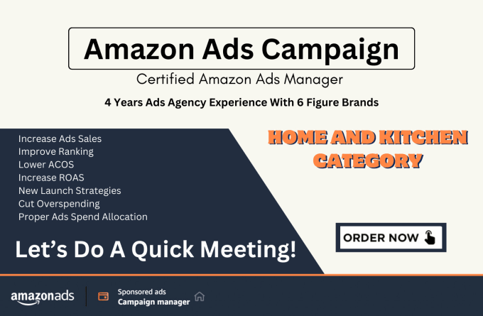 Gig Preview - Setup, manage and optimize your amazon PPC campaigns