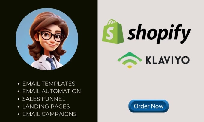 Gig Preview - Set klaviyo email template klaviyo shopify email flows klaviyo email automation