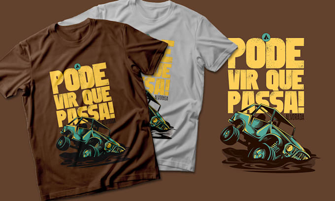 Gig Preview - Create awesome tshirt designs and illustrations for your merchandise