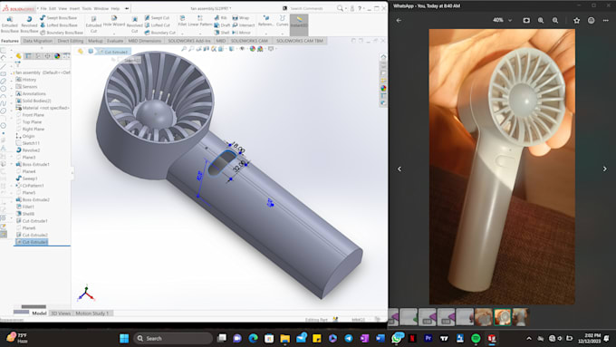 Gig Preview - 3d model 2d drawing 3d print cad mechanical model in fusion 360 solidworks