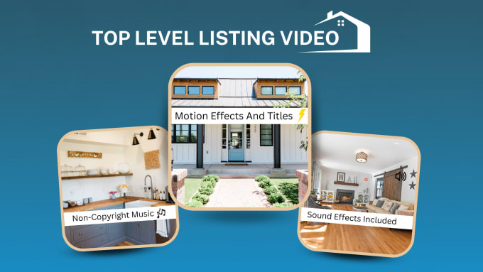 Gig Preview - Edit top notch real estate listing videos