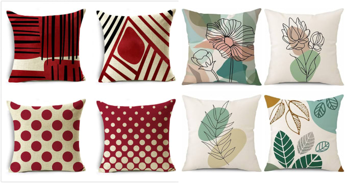 Gig Preview - Create cushion pillow cover design patterns