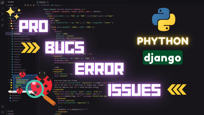 Gig Preview - Fix any bug issues or errors in your python and django code