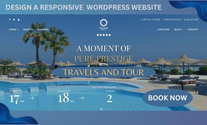 Gig Preview - Design tour and travel agency website with booking and payment integration