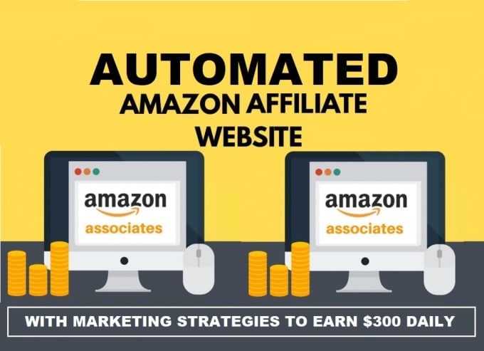 Gig Preview - Build automated amazon affiliate marketing website to earn commission