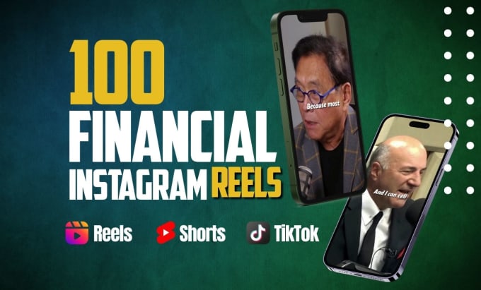 Gig Preview - Create finance instagram reels, youtube shorts and tiktok videos