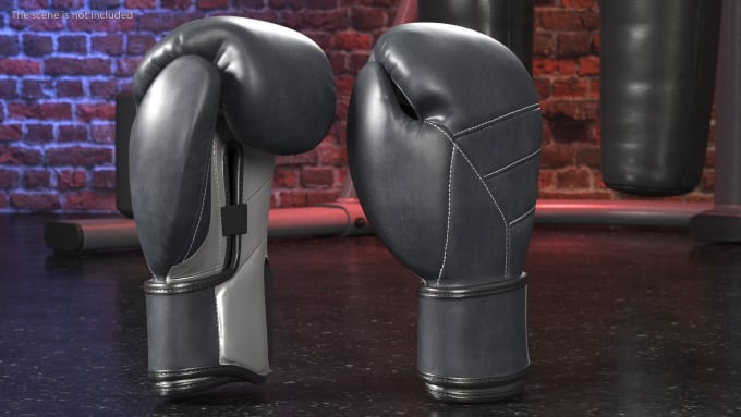 Gig Preview - Do boxing gloves design printings and realistic render