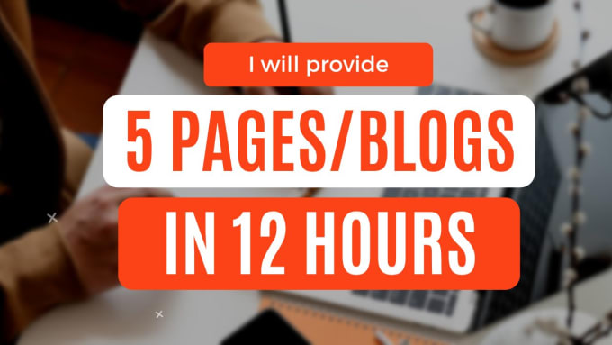 Gig Preview - Write 5 page website content or blogs in 12 hours