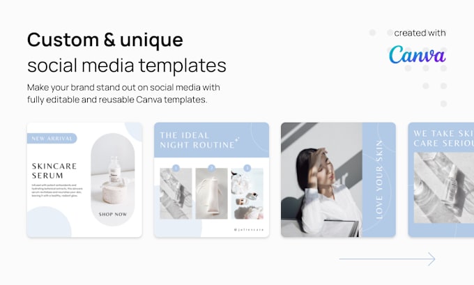 Bestseller - design social media posts in photoshop or canva