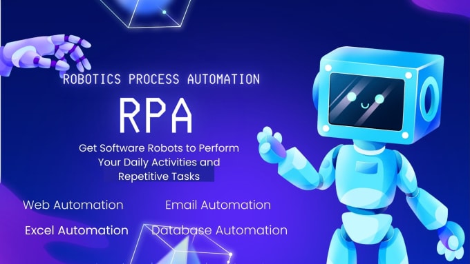 Gig Preview - Automate your process using rpa for web, excel or email