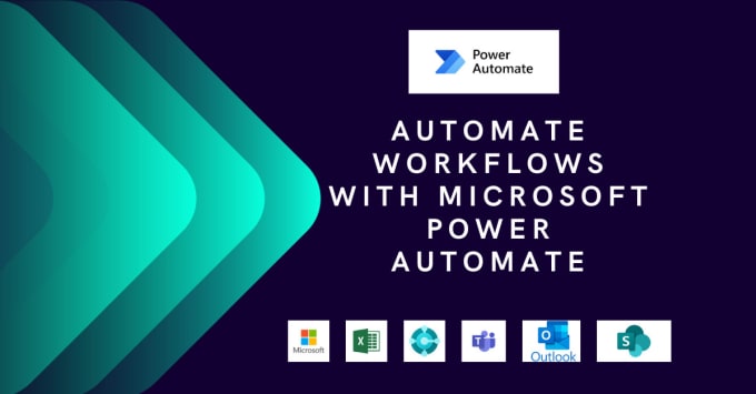 Gig Preview - Automate your workflows with microsoft power automate