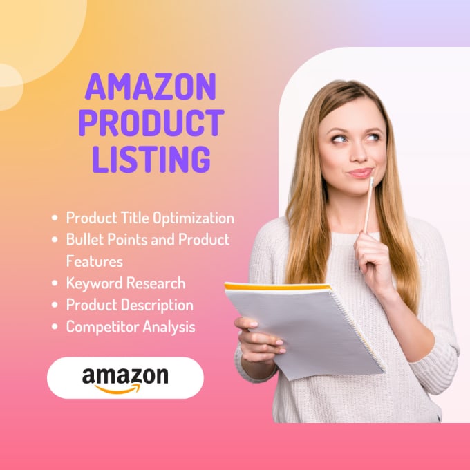 Gig Preview - Do amazon product listing and optimization