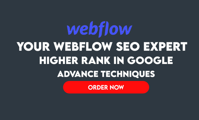 Gig Preview - Optimize your webflow seo