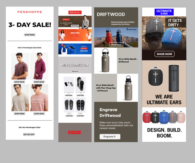 Bestseller - do email design using figma, klaviyo and photoshop