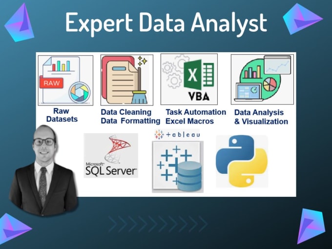 Gig Preview - Do data analysis and visualizations, excel macros, data cleaning and formatting