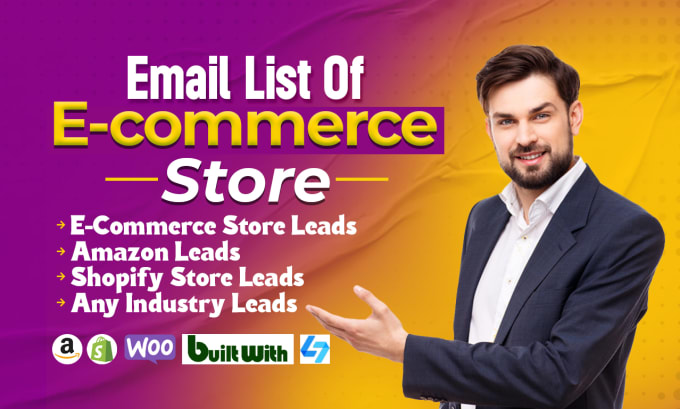 Gig Preview - B2b email list of shopify ecommerce store leads