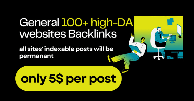 Gig Preview - General 100 guest post backlinks high da DR