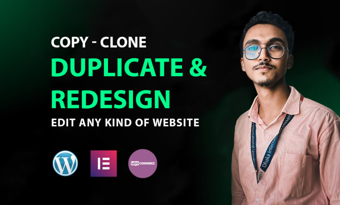 Gig Preview - Do copy clone website or edit wordpress website and customization