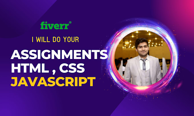 Gig Preview - Do your HTML, CSS assignments in 10 hours