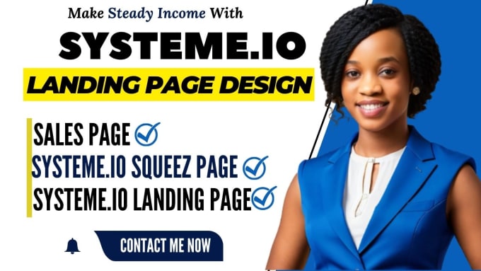 Gig Preview - Create sales funnel in systeme io, landing page in systeme io sales funnel