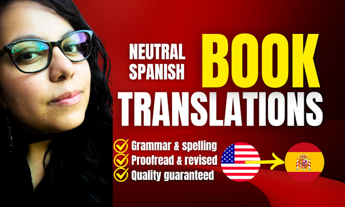 Gig Preview - Translate your book from english to spanish