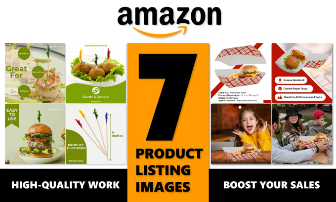 Gig Preview - Design professional amazon product listing images