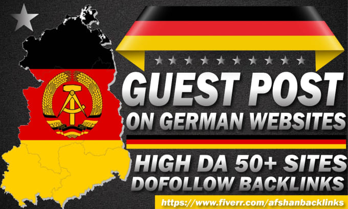 Gig Preview - Publish german guest post dofollow backlinks with high da