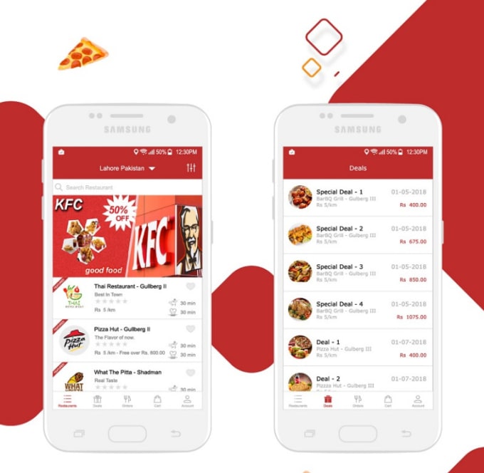 Gig Preview - Build food delivery app or website with restaurant and rider