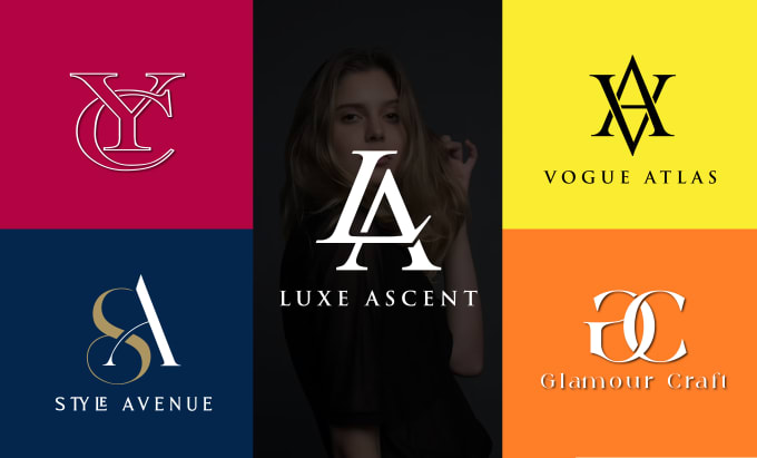 Bestseller - do creative minimalist initial fashion monogram clothing  logo design