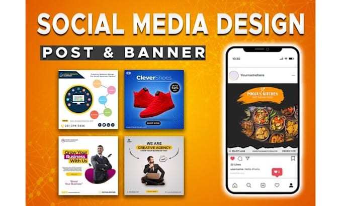 Gig Preview - Create eye catching social media banners to boost your brand