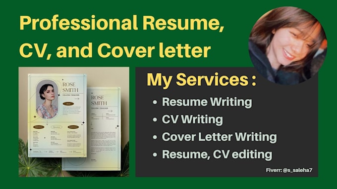 Gig Preview - Provide professonal ats friendly CV or resume or cover letter