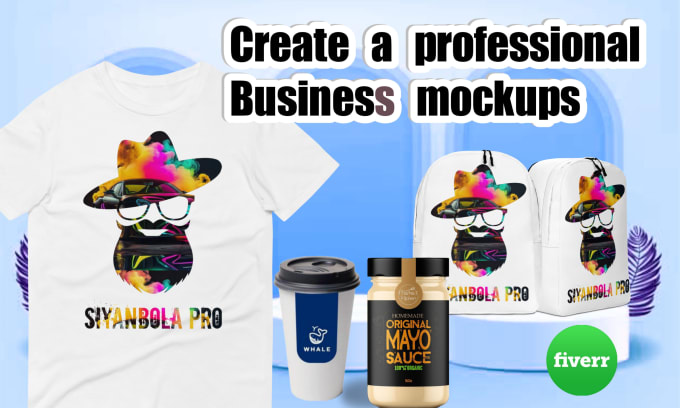 Gig Preview - Mockup design 3d clothing product design brand mockup printiful print on demand