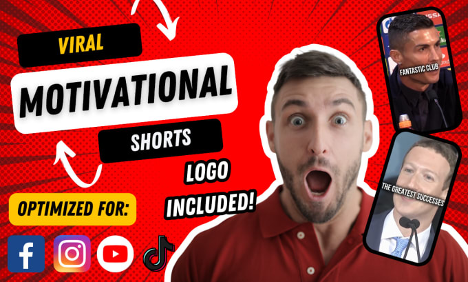 Gig Preview - Create motivational short videos for shorts reels and tiktok