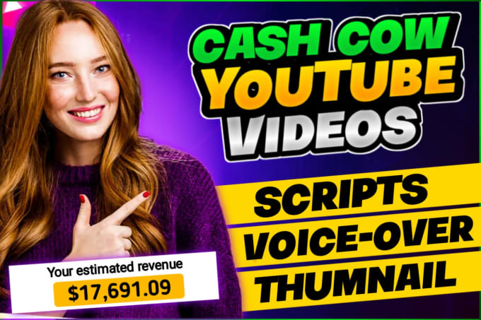 Gig Preview - Create viral top 10 youtube cash cow videos within 24 hours