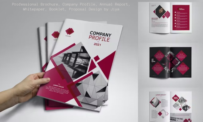 Gig Preview - Do brochure, company profile, annual report, booklet, proposal design for you