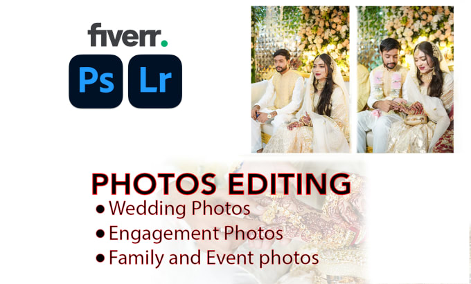 Gig Preview - Expert photo editing of wedding and events, meetings