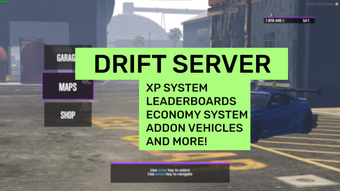 Gig Preview - Create custom fivem drift server