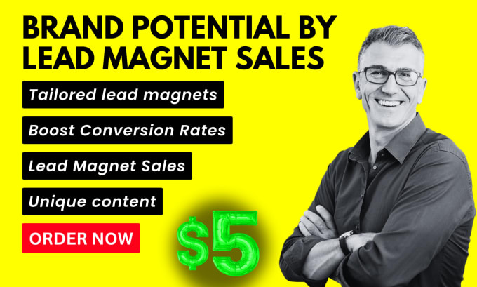 Gig Preview - Unlock your brand potential by intriguing lead magnets to sales powerhouses