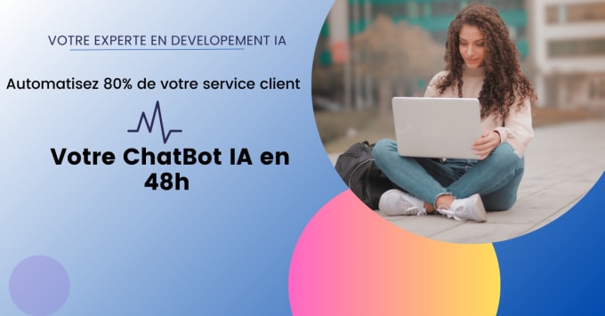 Gig Preview - Créer un chatbot ia personnalisé pour remplacer votre service client