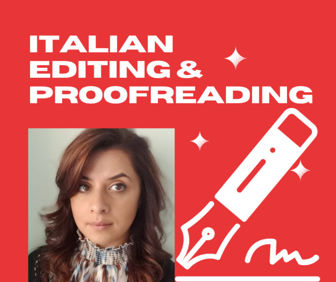 Gig Preview - Proofreading and editing your italian text